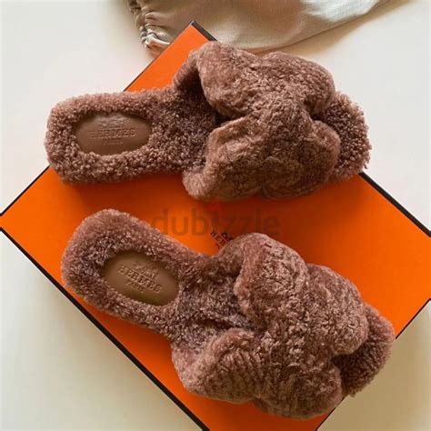 dupe hermes slides|hermes fluffy slides.